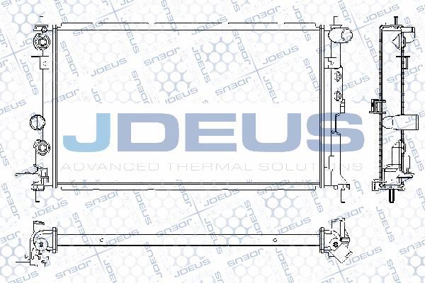 Jdeus RA0200651 - Radiateur, refroidissement du moteur cwaw.fr