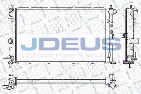 Jdeus RA0200681 - Radiateur, refroidissement du moteur cwaw.fr