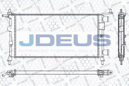 Jdeus RA0200670 - Radiateur, refroidissement du moteur cwaw.fr