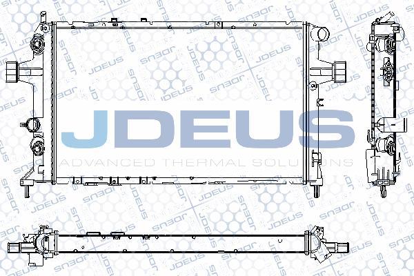 Jdeus RA0200830 - Radiateur, refroidissement du moteur cwaw.fr