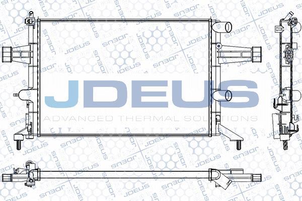 Jdeus RA0200740 - Radiateur, refroidissement du moteur cwaw.fr