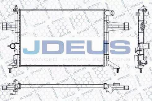 Jdeus RA0200760 - Radiateur, refroidissement du moteur cwaw.fr