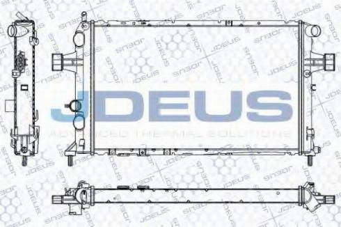 Jdeus RA0200789 - Radiateur, refroidissement du moteur cwaw.fr