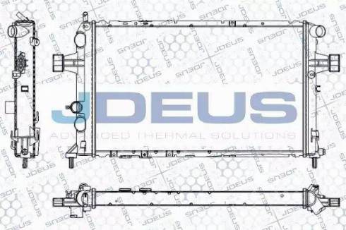 Jdeus RA0200780 - Radiateur, refroidissement du moteur cwaw.fr