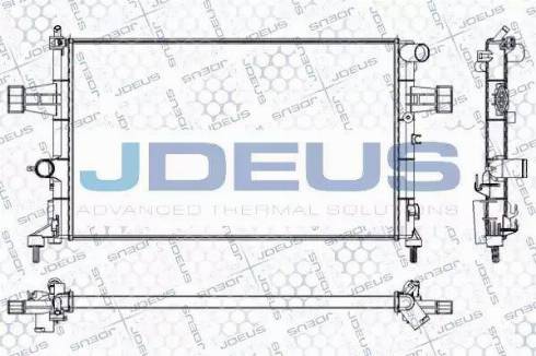 Jdeus RA0200770 - Radiateur, refroidissement du moteur cwaw.fr