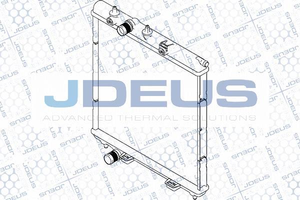 Jdeus RA0210450 - Radiateur, refroidissement du moteur cwaw.fr