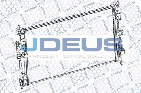 Jdeus RA0210460 - Radiateur, refroidissement du moteur cwaw.fr