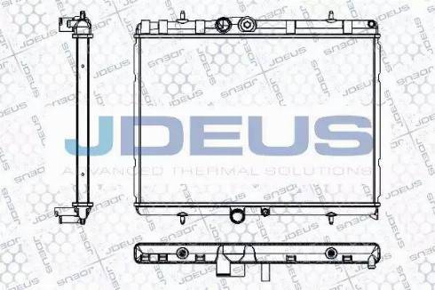 Jdeus RA0210400 - Radiateur, refroidissement du moteur cwaw.fr