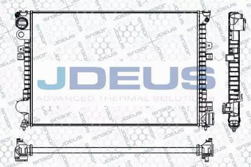 Jdeus RA0210410 - Radiateur, refroidissement du moteur cwaw.fr