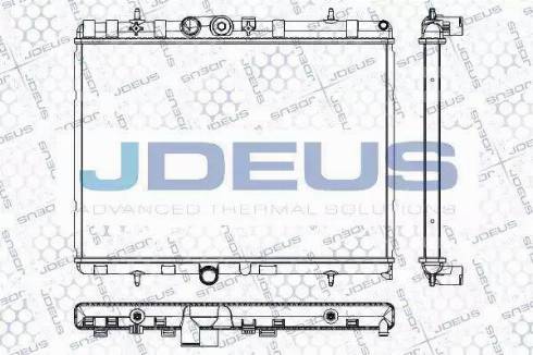 Jdeus RA0210430 - Radiateur, refroidissement du moteur cwaw.fr