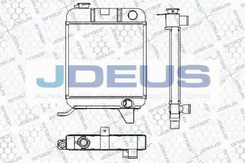 Jdeus RA0210160 - Radiateur, refroidissement du moteur cwaw.fr