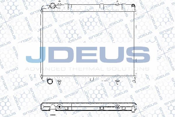 Jdeus RA0210390 - Radiateur, refroidissement du moteur cwaw.fr