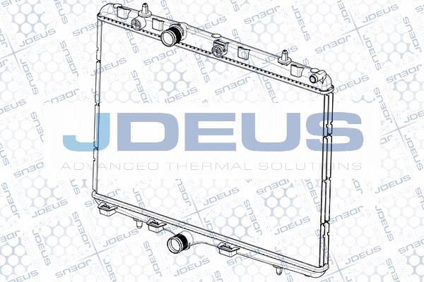 Jdeus RA0210350 - Radiateur, refroidissement du moteur cwaw.fr