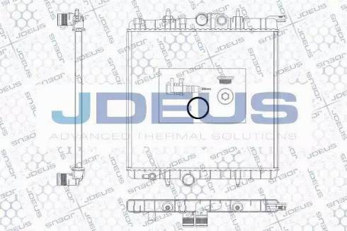 Jdeus RA0210300 - Radiateur, refroidissement du moteur cwaw.fr