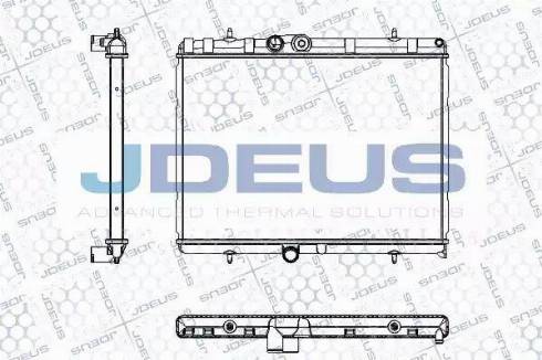 Jdeus RA0210380 - Radiateur, refroidissement du moteur cwaw.fr