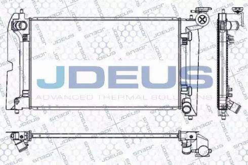 Jdeus RA0280090 - Radiateur, refroidissement du moteur cwaw.fr