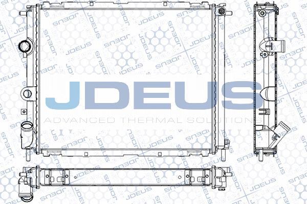 Jdeus RA0230640 - Radiateur, refroidissement du moteur cwaw.fr