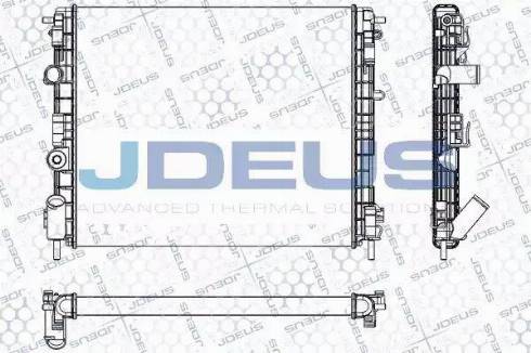 Jdeus RA0230650 - Radiateur, refroidissement du moteur cwaw.fr