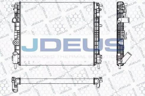 Jdeus RA0230660 - Radiateur, refroidissement du moteur cwaw.fr