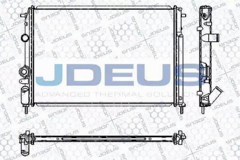 Jdeus RA0230600 - Radiateur, refroidissement du moteur cwaw.fr