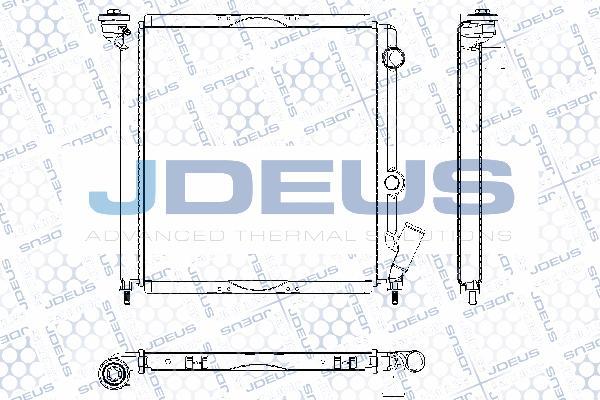 Jdeus RA0230061 - Radiateur, refroidissement du moteur cwaw.fr