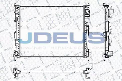 Jdeus RA0230870 - Radiateur, refroidissement du moteur cwaw.fr