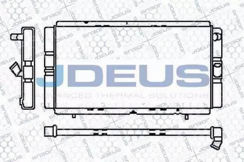 Jdeus RA0230300 - Radiateur, refroidissement du moteur cwaw.fr