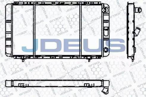 Jdeus RA0230320 - Radiateur, refroidissement du moteur cwaw.fr