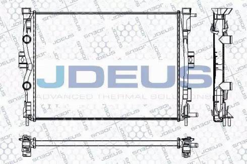 Jdeus RA0230700 - Radiateur, refroidissement du moteur cwaw.fr