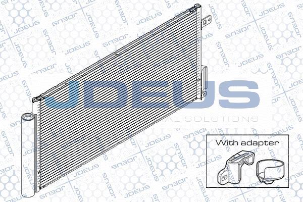 Jdeus RA7111150 - Condensateur, climatisation cwaw.fr