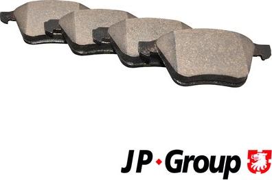 JP Group 4963600610 - Kit de plaquettes de frein, frein à disque cwaw.fr