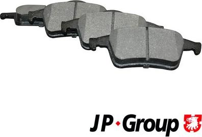 JP Group 4963700410 - Kit de plaquettes de frein, frein à disque cwaw.fr