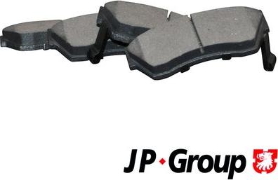 JP Group 4663600610 - Kit de plaquettes de frein, frein à disque cwaw.fr