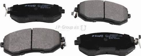 JP Group 4663602310 - Kit de plaquettes de frein, frein à disque cwaw.fr