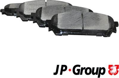 JP Group 4663700210 - Kit de plaquettes de frein, frein à disque cwaw.fr