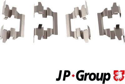 JP Group 4064004110 - Kit d'accessoires, plaquette de frein à disque cwaw.fr