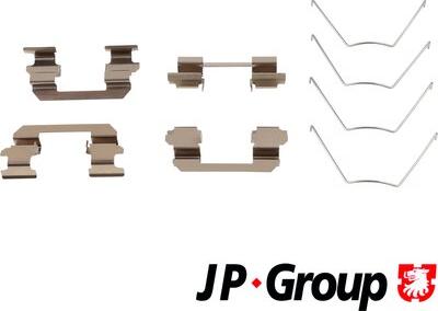 JP Group 4064003310 - Kit d'accessoires, plaquette de frein à disque cwaw.fr