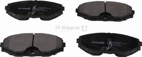 JP Group 4063604410 - Kit de plaquettes de frein, frein à disque cwaw.fr