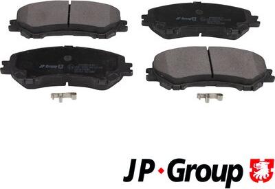 JP Group 4063604810 - Kit de plaquettes de frein, frein à disque cwaw.fr