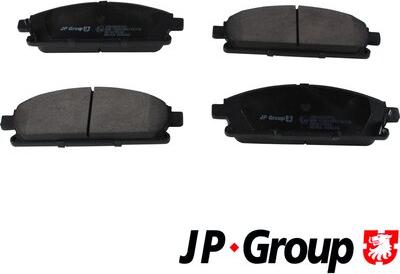 JP Group 4063604310 - Kit de plaquettes de frein, frein à disque cwaw.fr