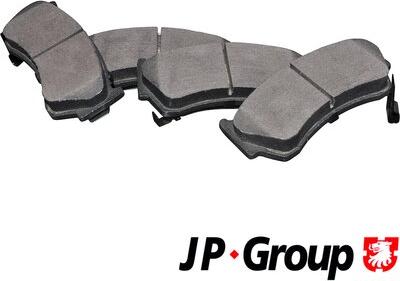 JP Group 4063600410 - Kit de plaquettes de frein, frein à disque cwaw.fr