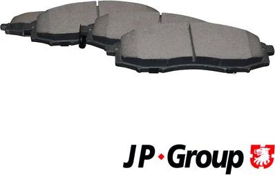 JP Group 4063600510 - Kit de plaquettes de frein, frein à disque cwaw.fr