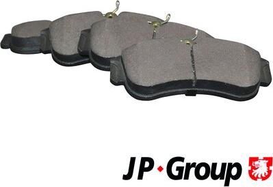 JP Group 4063600110 - Kit de plaquettes de frein, frein à disque cwaw.fr