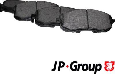 JP Group 4063601210 - Kit de plaquettes de frein, frein à disque cwaw.fr