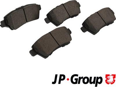 JP Group 4063700410 - Kit de plaquettes de frein, frein à disque cwaw.fr