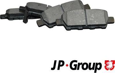 JP Group 4063700610 - Kit de plaquettes de frein, frein à disque cwaw.fr