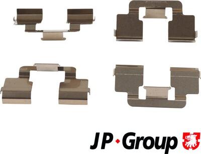 JP Group 4164003410 - Kit d'accessoires, plaquette de frein à disque cwaw.fr