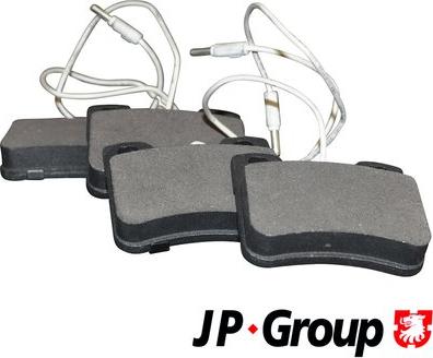 JP Group 4163604010 - Kit de plaquettes de frein, frein à disque cwaw.fr