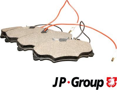 JP Group 4163604310 - Kit de plaquettes de frein, frein à disque cwaw.fr