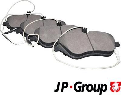 JP Group 4163601410 - Kit de plaquettes de frein, frein à disque cwaw.fr